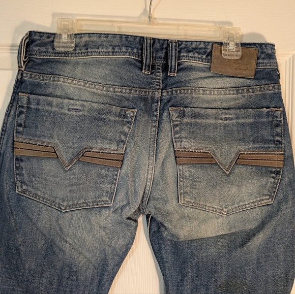 Diesel Zatiny Men's Button Fly Blue Jeans Size 30x30 - Picture 4 of 10